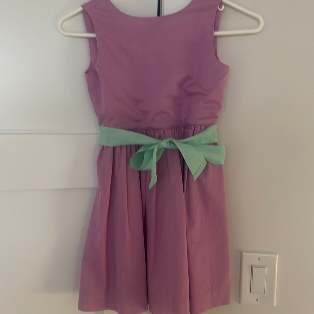 Crewcuts cotton dress with ribbon belt